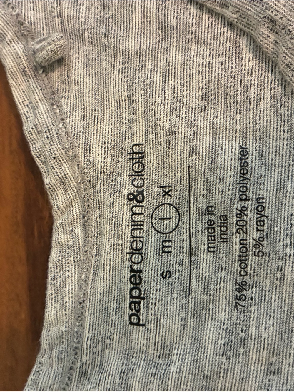 paperdenim & cloth Heather Gray Tank - Neutral Knit